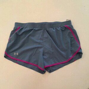 Under Armour Women's Grey Brief Style Running Shorts Size XL